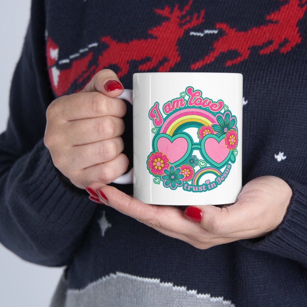 I am Love Trust in Jesus Mug 11 oz